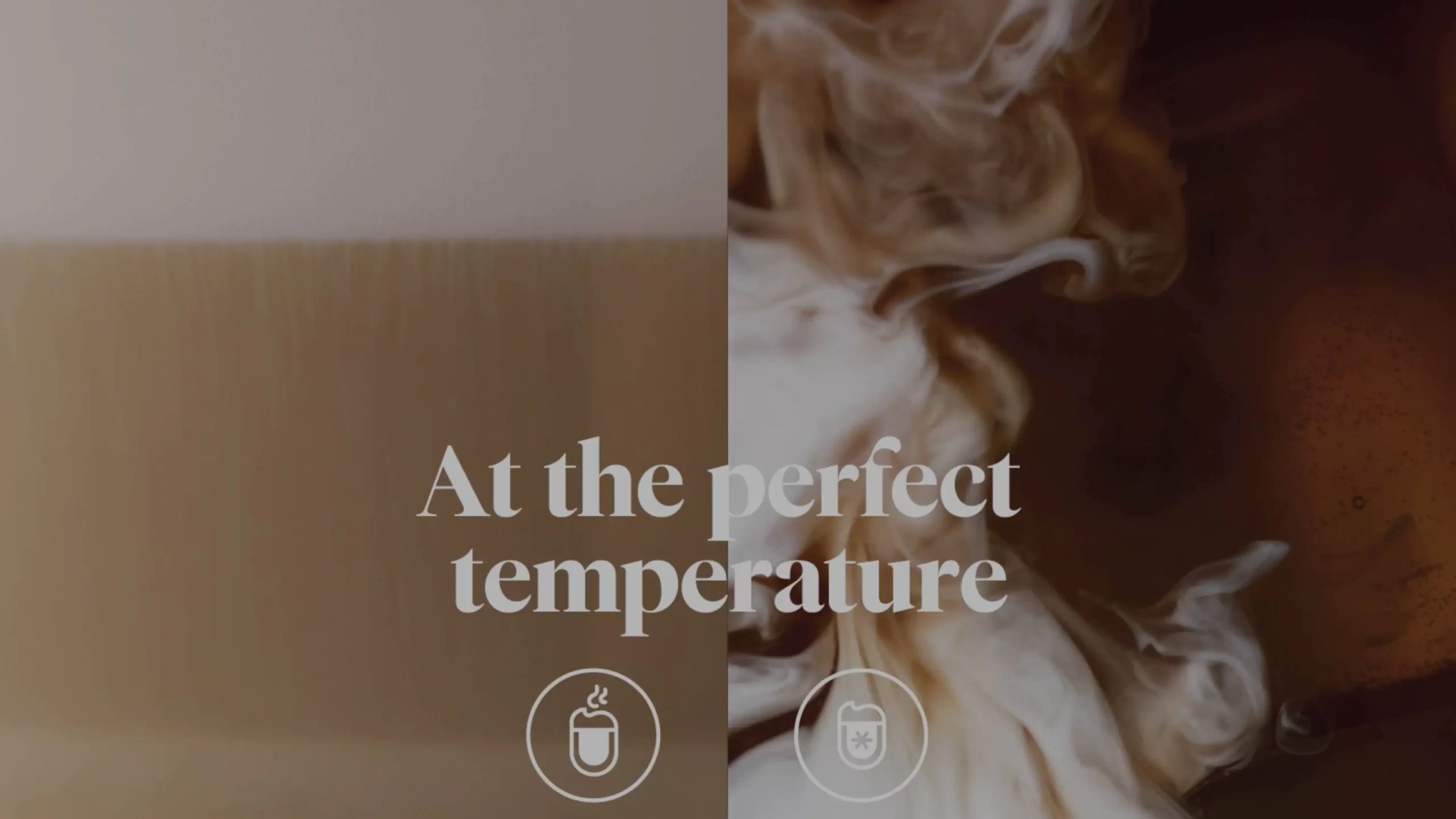 The perfect milk foam, until the very last drop